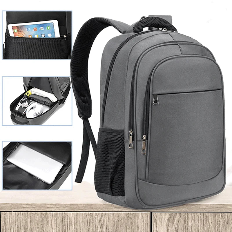 15 Inch Laptop Backpacks Waterproof Durable Nylon Feature Fashion Bag Men Outdoor Daily Use Backpack