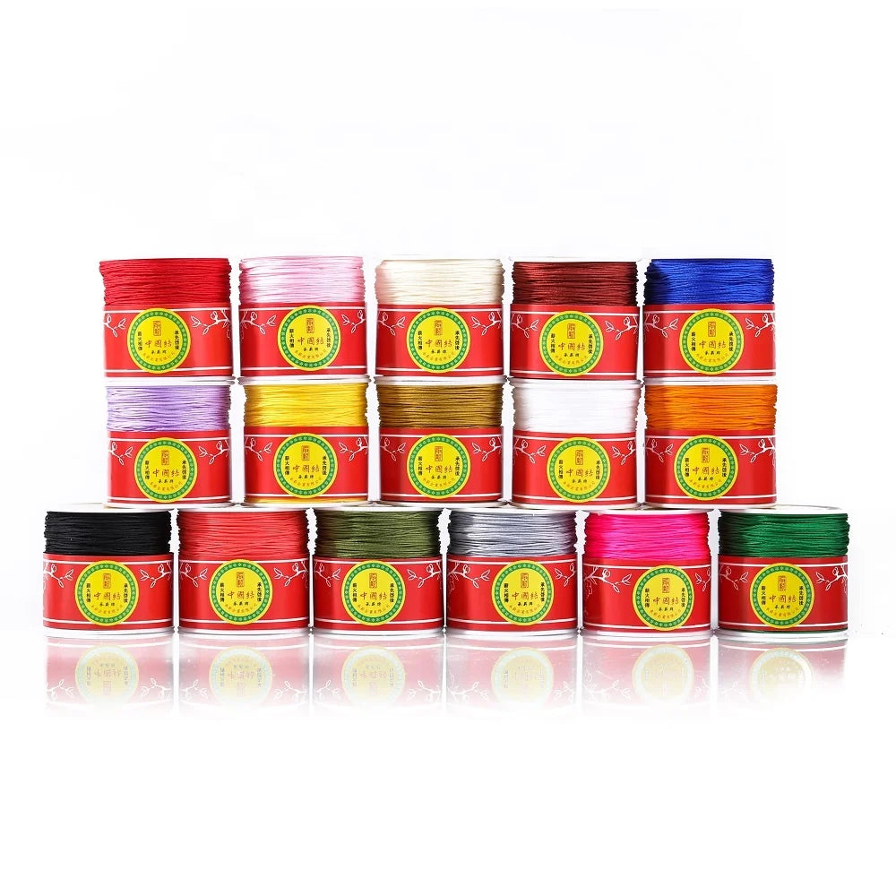 8mm Nylon Cord Handmade Chinese Knot String Thread Accessory 85 Meter/roll for Bracelet Beading