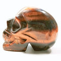 Huiying Cheap Price Hand Made Natural Yellow tiger Eye Paperweight Stone 2 Inch Skulls for Decoration Crafts
