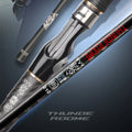 Histar MS-X Red 2.4m EVA Handle Double Tips Medium Fast Action Full Carbon High Strength Spinning Fishing Rod for River Lake