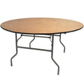 Outdoor Wood Folding Round Banquet Table for Wedding  Hotel Folding Table