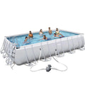 Bestway 56470 22 X 12 X 52 Rectangular Bracket Swimming Pool Home Outdoor Pool MegaBDM