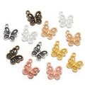 6 Colors butterfly Charms for Bracelets Necklace Pendant DIY Handmade Jewelry Making Accessories 12*13mm D2143