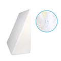 Quilted Memory Foam Wedge Pillow Bed Cushion to Relieve Low Back Pain Triangular Slope Positioning for Comfortable Sleep