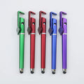 Wholesale 3 in 1 Custom logo Phone Holder Advertising QR Code Gel Pen with Stylus