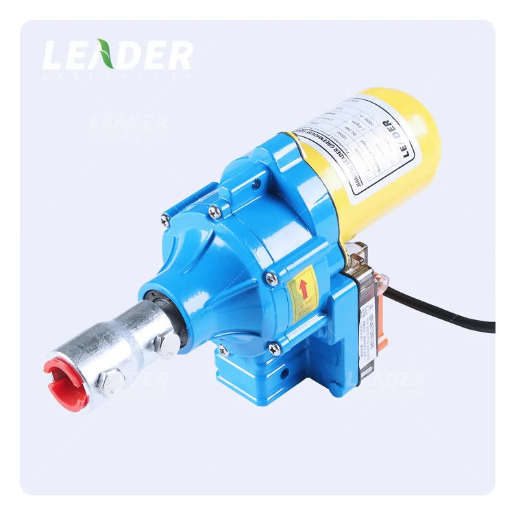 DC24V/AC220 150W Agricultural Greenhouse Electric Curtain Roll up Motor for Side/Top Ventilation System Roll up Motor