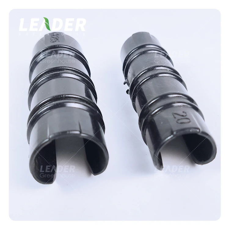 Greenhouse Used 22/25/32 mm Film Clamp Black ABS Plastic Clip