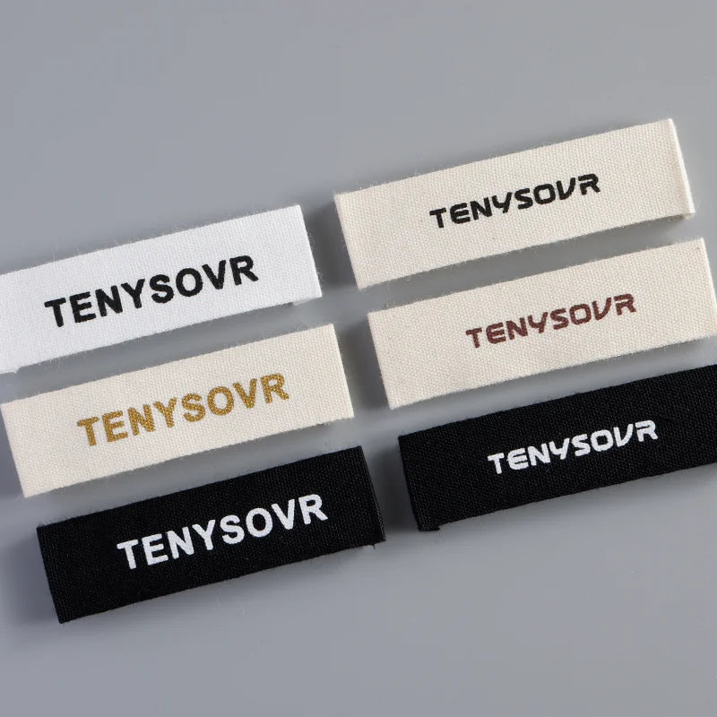 Custom Clothing Label Jeans Garment Accessories Custom Brand Woven Labels