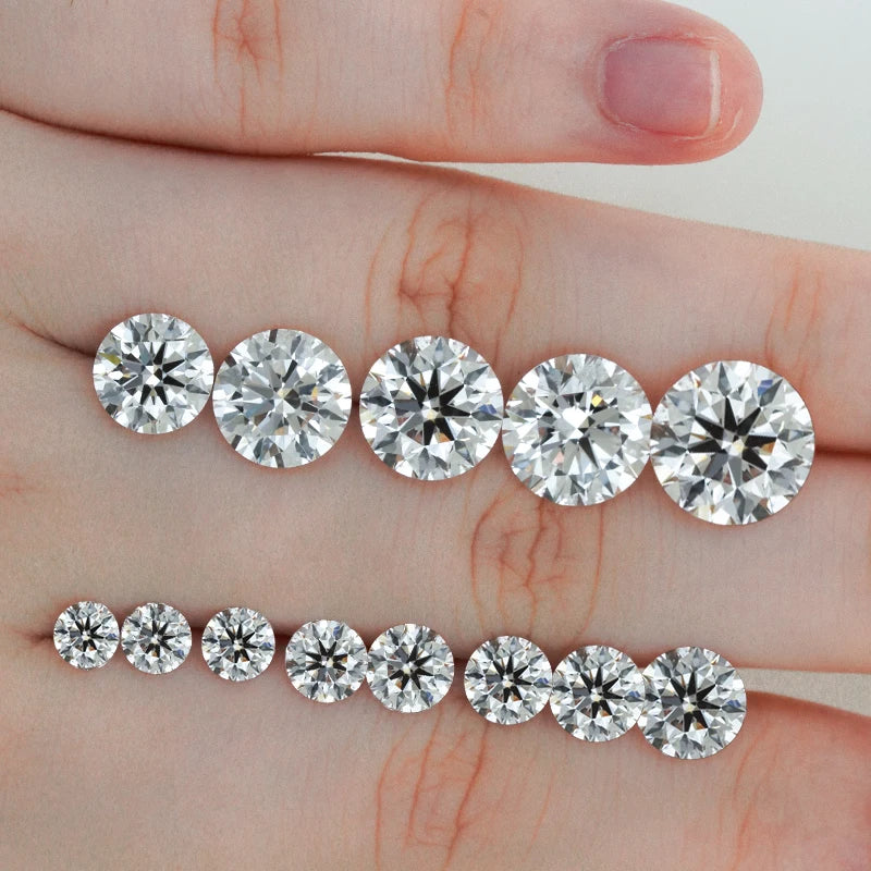 Starsgem D VVS2 Diamond 0.5ct 0.55ct 0.65ct 1ct IGI Certified Loose Diamond Round Excellent Lab Grown Diamonds