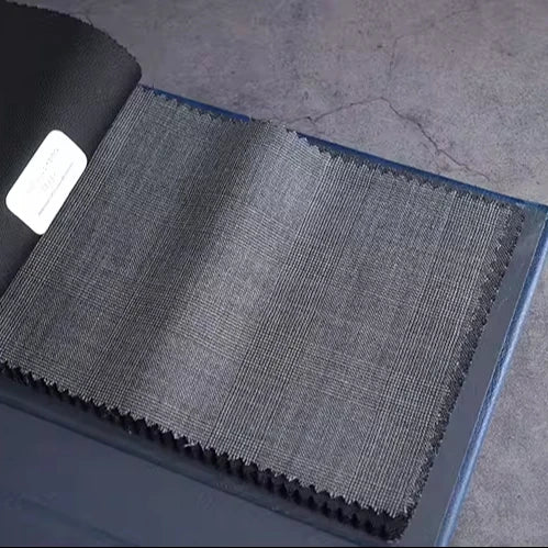 Suit Fabric 100% Wool Rip Stop  Super 120 Yarn 280g Weight 145cm Width With 0.1M Zero Shear Sampling Support Full Wool Product