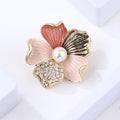 LH4236 Fashion Flower Brooch Women Enamel Brooch European and American Jewelry Wholesale