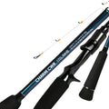 LETOYO CHARM CWR Light Jigging Rod 1.7m MH Power Lure Weight 30-300g Bait Casting Fishingrod Carbon Saltwater SeaBass Rod