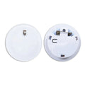 Customized Logo Heart Brand Name Tag DIY Design Printable Round Pin Badge Sublimation Blank Acrylic Led Button