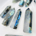 Wholesale Flash Labradorite Crystal Tower Labradorite Point for Decoration