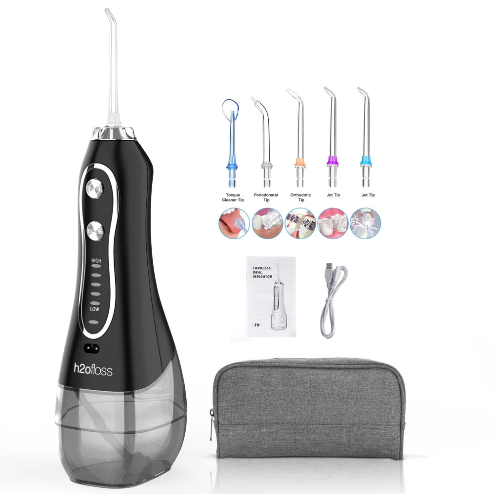 H2ofloss Oral Irrigator Manufacturer  Water Flosser Teeth Whitening Cleaner Dental Teeth Irrigator Water Dental Flosser
