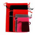 Hot Selling Recyclable Velvet Drawstring Jewelry Pouch 11 Color Options for Jewelry & Watch Packaging