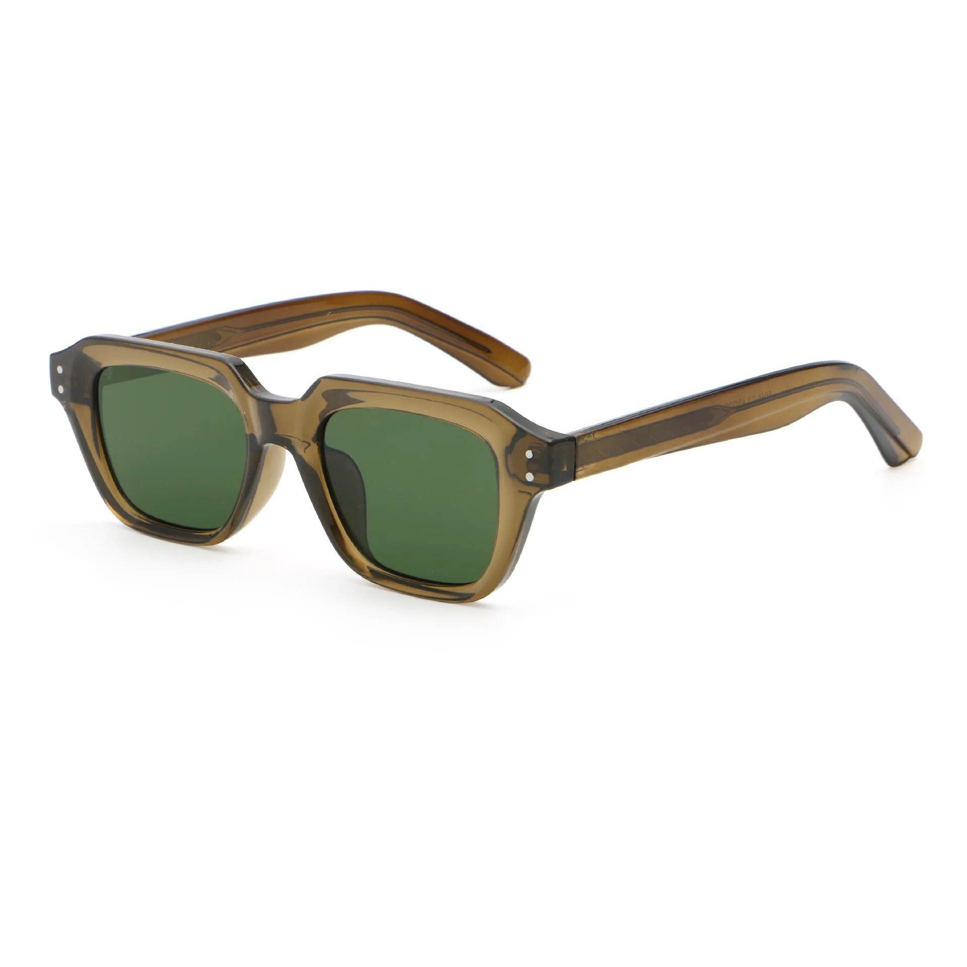 2025 New Trendy Women's Square Frame Sunglasses Plate Propionic Glasses Acetate Sunglasses Custom Logo