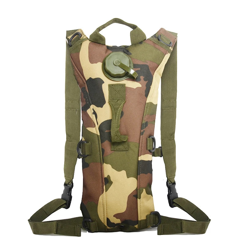 Unisex Tactical Bag  Closure Camouflage Pattern Mesh and Polyester Lining Fire-resistant Backpack