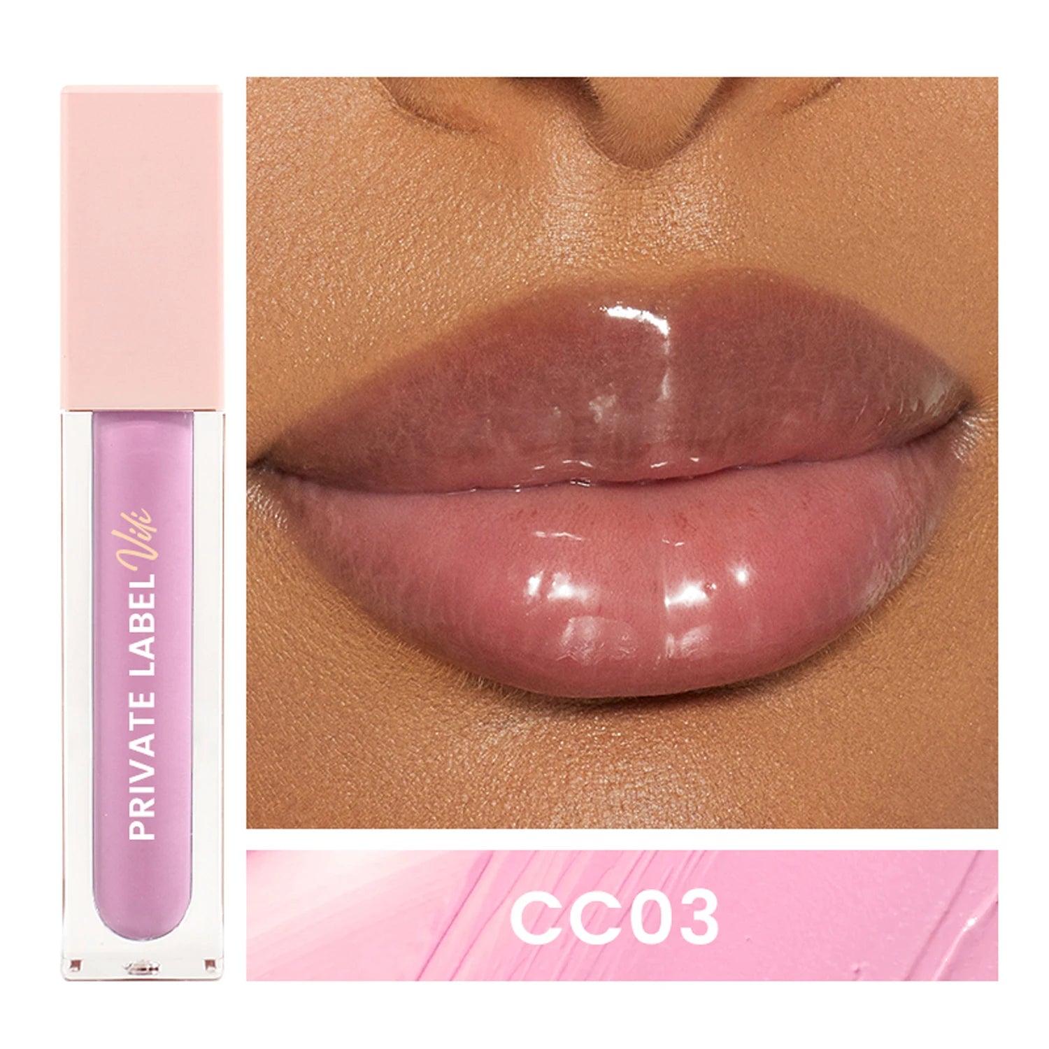 Hot Selling Luxury Lip Gloss Tubes Private Label Cosmetics with 6ml Waterproof Formula