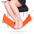 Epsilon Portable Adjustable Mini Office Foot Rest Hammock Stand Desk Foot Hammock