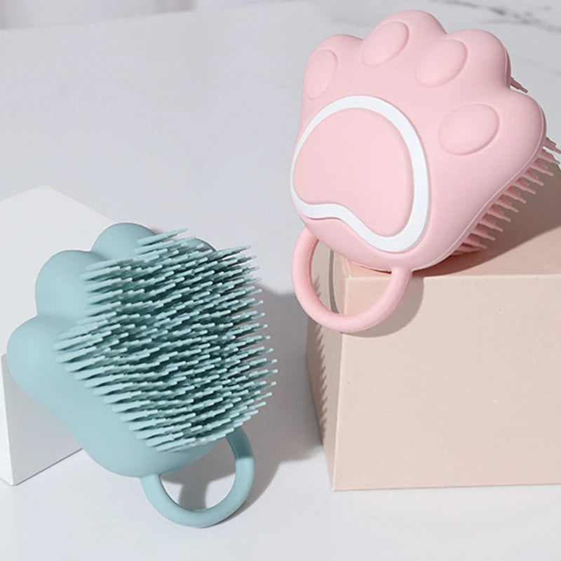 Soft Silicone Pet Brush for Dogs Bath Dog Beauty Brush Cat Massage Comb Suitable for Small and Medium Dogs