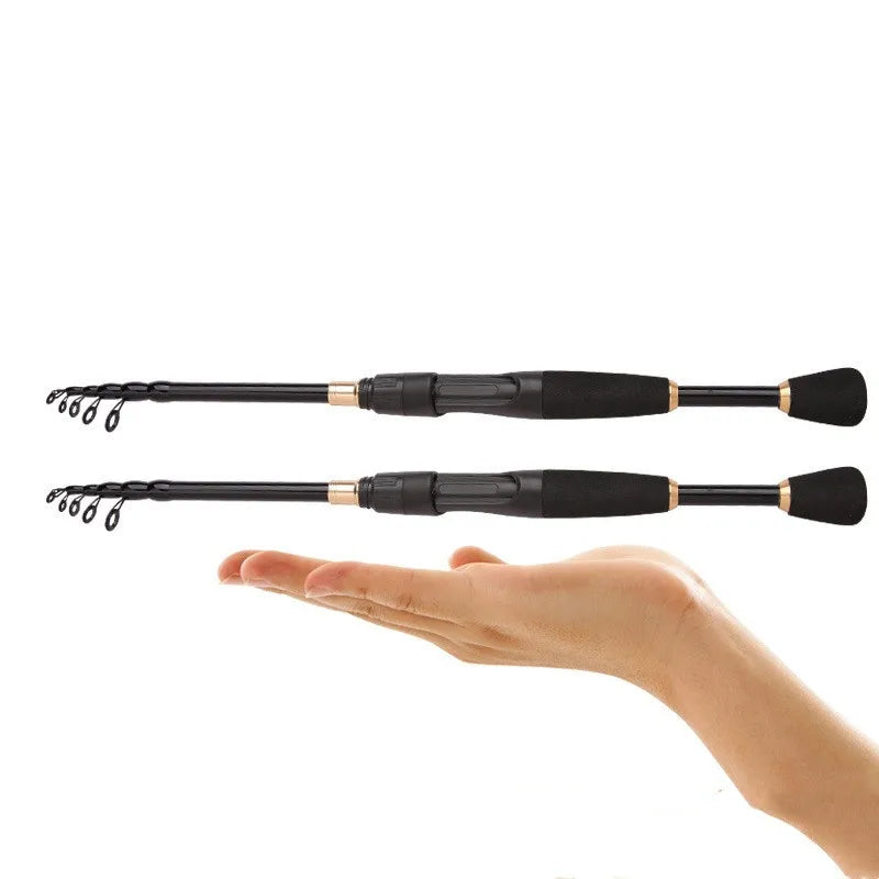 Customized Carbon Fiber Spinning  Freshwater Portable Fishing Rod 2.1m