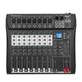 Biner DT8 Professional Audio Mixer USB Input 48V Performance 8 Channel Audio Console  Mixer
