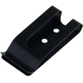 2 Holes Black Tactical Metal Belt Holster Clip Manganese Steel Sheath for Leather Knife Flat Base Travel Kits