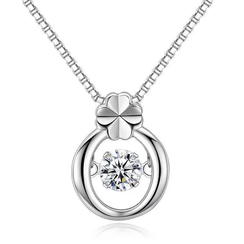 Wholesale s 925 Sterling Silver Plate Women Jewelry  Necklace