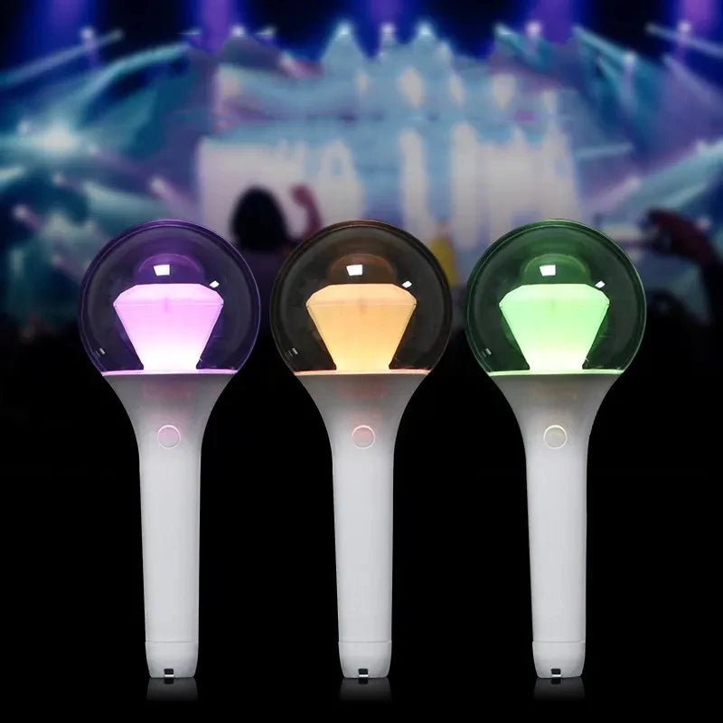 RICHSHINING Korea Japan Concert Diamond Glowing Penlight Remote Control LED Stick Colorful K-Pop Light Stick for Festival Party