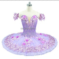 Professional High Quality 12 Layers Custom Size Custom Color Women Girls Performance Wear Lilac Ballet Tutu Costumes