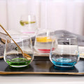 Crystal Soda Lime Glass Eco-friendly Machine Blown Modern Art Tumblers 6-Piece Set Customized Color Logo Hand Wash Only Juice MegaBDM