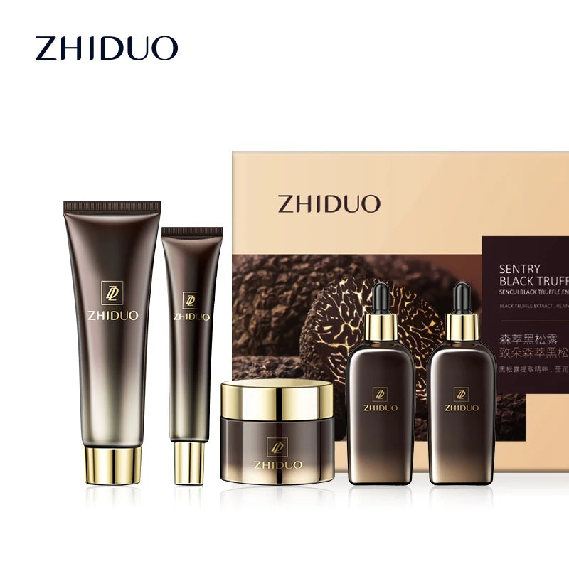 OEM ODM ZHIDUO Amide Yeast Brightening and Moisturizing Facial Skin Care Product Set