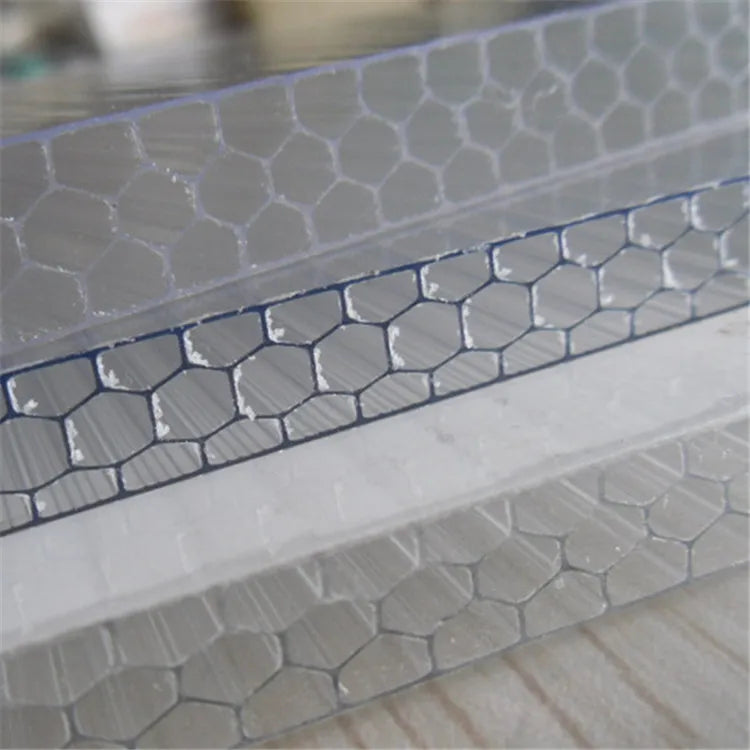 Colored Multiwall Honeycomb Polycarbonate Sheet for Sale