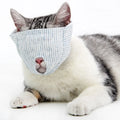 USMILEPET Factory Price Cat Muzzle with Soft Flexible Fabric Cat Mask Mouth Guard Muzzle for Prevent Biting Chewing Grooming