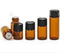 Cheap Price  1ml 2ml 3ml 5ml  Mini Amber Glass  Essential Oil Vial