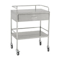 Emergency Medical Surgical Instrument Stainless Steel Medical Trolley Cart Trolley with Drawers