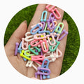 Pastel Color Acrylic Chain U Shaped Links for DIY Glasses Hangs Strap Women's Eyeglasses Holder Eyewear Necklace