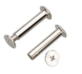 M4 M5 Nickel Plated Steel Rivet Account Book Male Female Binding Chicago Screws