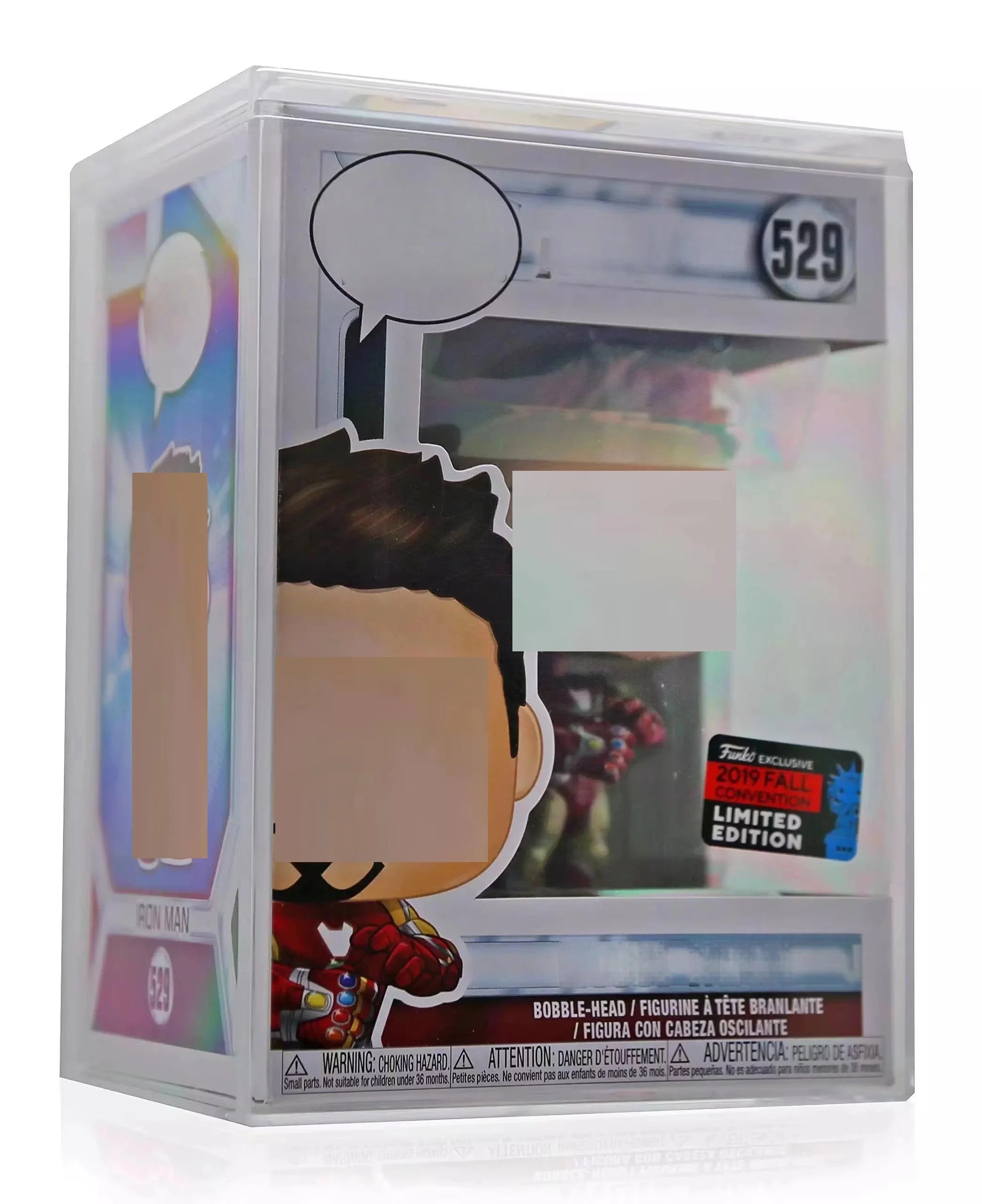 Hot Sale Eco-Friendly Clear Plastic and Hard PS Box Cute for Pop Toys Display Racks for Store Storage and Garment for Showcase