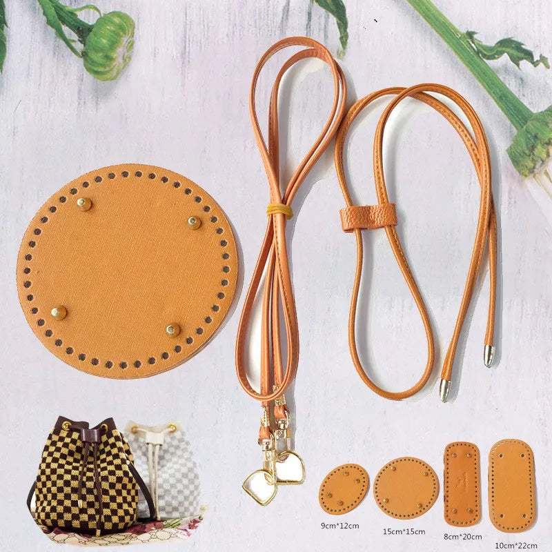 Hot Sale PU Leather Bag Making Kit Crochet Bags Making Accessories  for Handbags Purses Shoulder Crossbody Bags