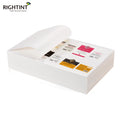 Customizable Size Semi-Glossy White 3+Coating Paper Acrylic Adhesive Polyester Material Sheet Sticker for Laser Printing Masking