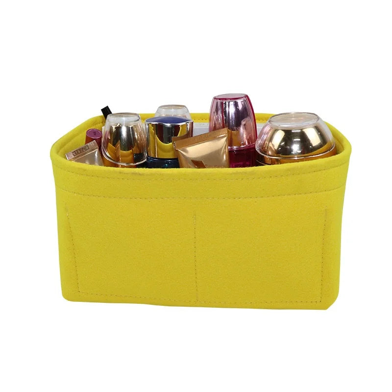BSCI Felt Purse Organizer Insert for Handbags Compatible with Speedy and More Felt Tote Bag Organizer Insert with 3 Sizes