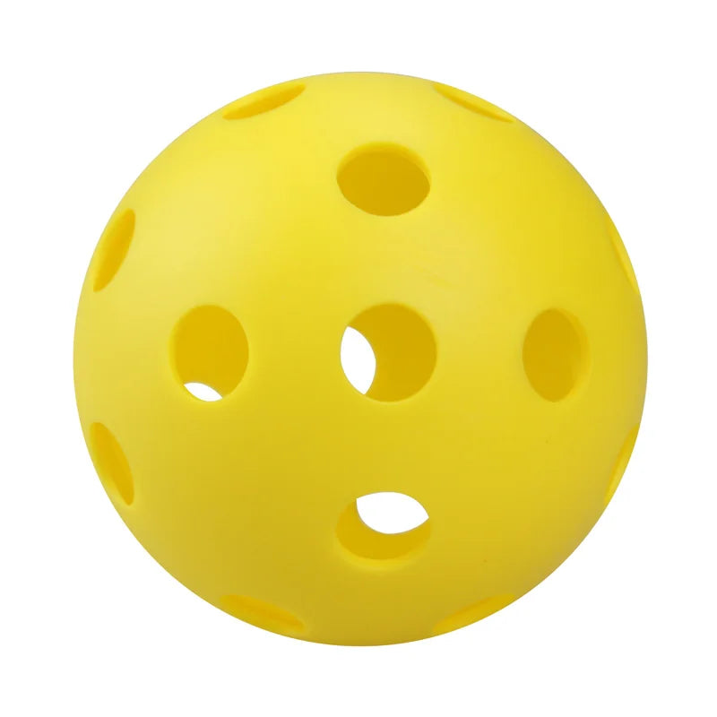 Factory Wholesale Indoor Sport Pickleballs 26 Holes TPE Material 74mm Diameter Injection Molding Welding Process High Quality