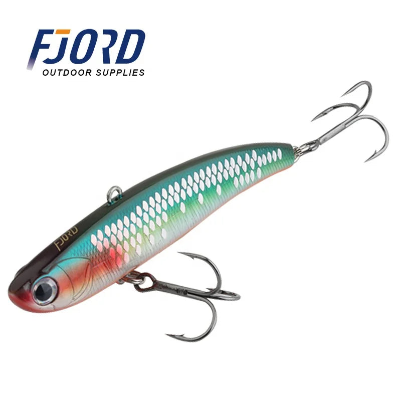 FJORD New Fishing Lures 29g 90mm Hard Plastic Vib Fishing Lures Vibration Hard Bait