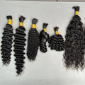 Water Wave Hair Human Hair Bulk for Braiding No Weft Braids Extensions Bundles Wet and Wavy Brazilian 1pcs/lot Hair Extention