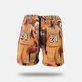 Custom Men's Mid Waist Hip Hop Floral Jacquard Woven Breathable Drawstring Closure Eco-Friendly Durable Polyester/Cotton Shorts