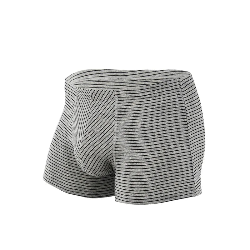 Men's Breathable Cotton Boxer Briefs Underwear for Daily Comfort Men's Cotton Boxers