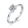 Wish Jewelry High Quality Serendipity Designer Moissanite 925 Sterling Silver Ring 14k 18k Gold Moissanite Ring for Women