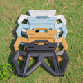 Hot Sale Camping Portable Outdoor Folding Stool Square Stools Fishing Chair High Load-bearing Reinforced Triangle Stools